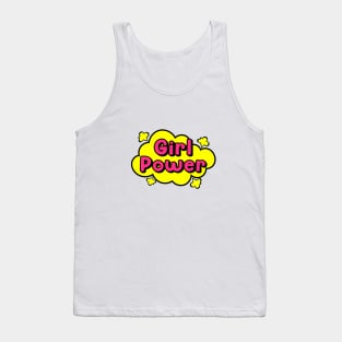 VSCO Girl Power Colorful Girls Tank Top